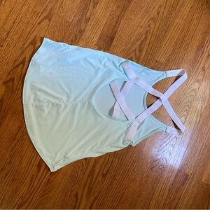 Nike dri fit light blue tank top, like new